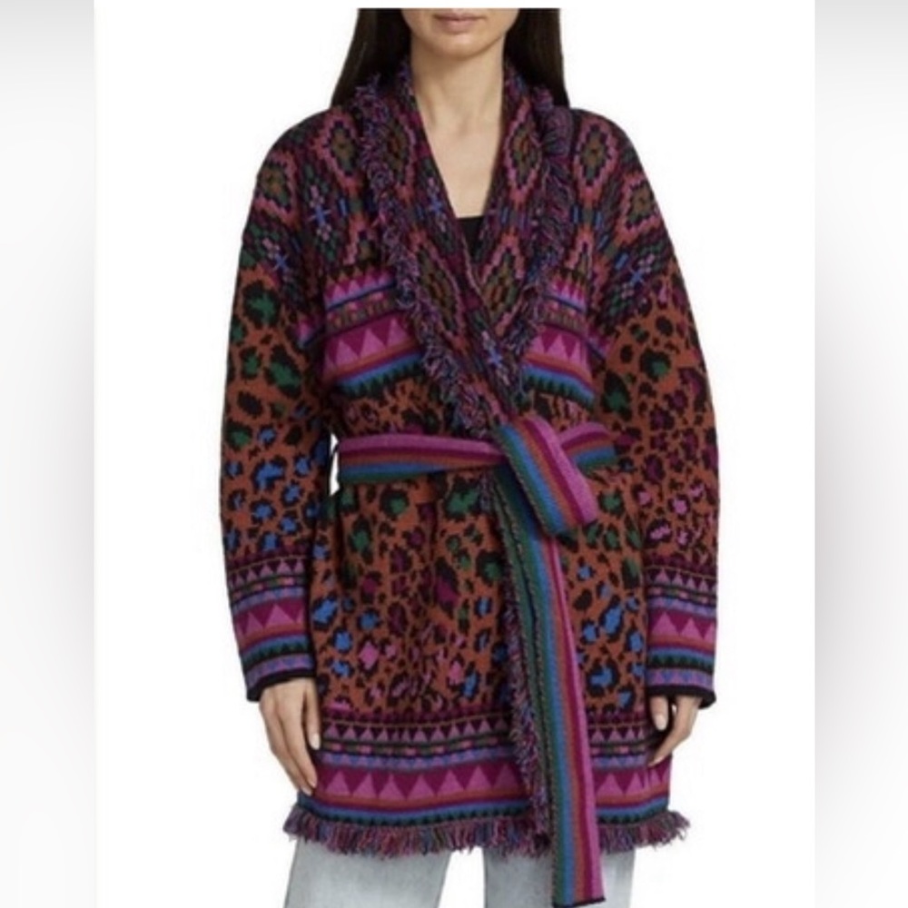 Farm Rio wrap sweater